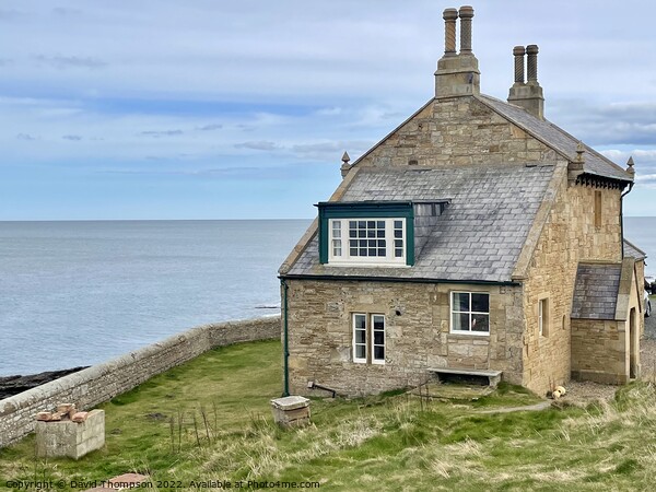 Bathing House Howick Northumberland Picture Board by David Thompson