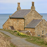 Buy canvas prints of Bathing House Howick by David Thompson