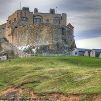 Buy canvas prints of Holy Island Castle  by David Thompson