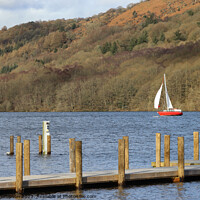 Buy canvas prints of Lake Windermere by David Thompson