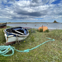 Buy canvas prints of Holy Island Northumberland Coast  by David Thompson