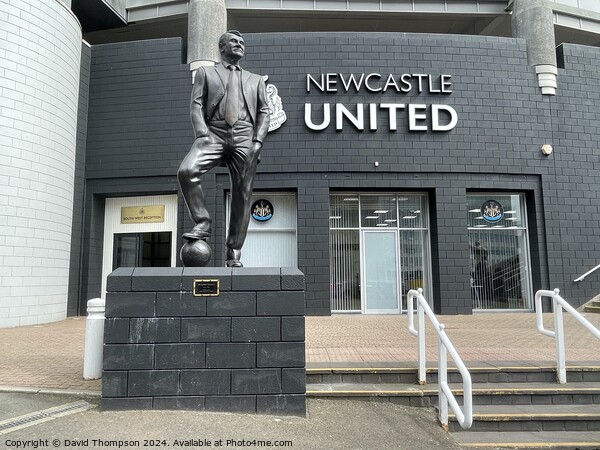  Sir Bobby Robson Newcastle United  Picture Board by David Thompson