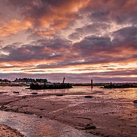 Buy canvas prints of River Coquet Amble Shipwrecks Northumberland Coast by David Thompson