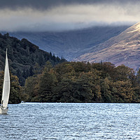 Buy canvas prints of Lake Windermere  by David Thompson