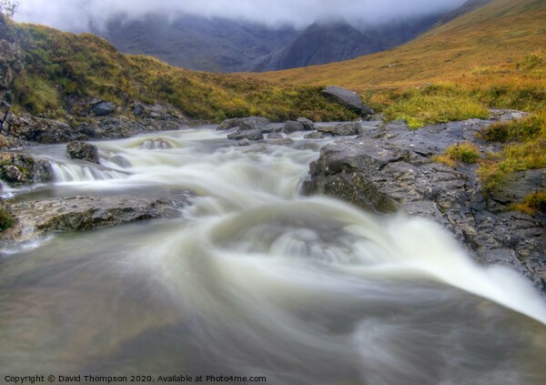 Fairy Pools Isle of Skye Scotland  Picture Board by David Thompson