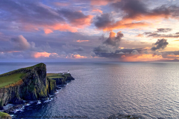 Isle of Skye Neist Point Lighthouse Picture Board by David Thompson