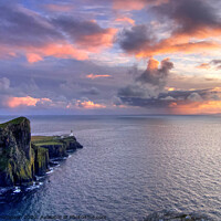 Buy canvas prints of Isle of Skye Neist Point Lighthouse by David Thompson