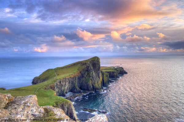 Isle of Skye Sunset  Neist Point   Picture Board by David Thompson