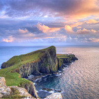 Buy canvas prints of Isle of Skye Sunset  Neist Point   by David Thompson