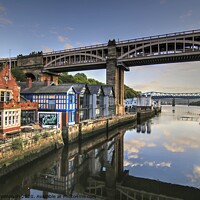 Buy canvas prints of Newcastle Quayside High level Bridge by David Thompson