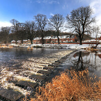 Buy canvas prints of Sunshine and Snow Stanners Morpeth by David Thompson