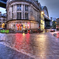 Buy canvas prints of Newcastle quayside by David Thompson