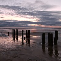 Buy canvas prints of Cambois beach by David Thompson
