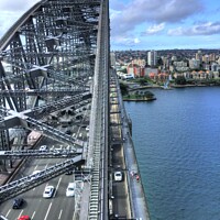 Buy canvas prints of Sydney Harbour Bridge  by David Thompson