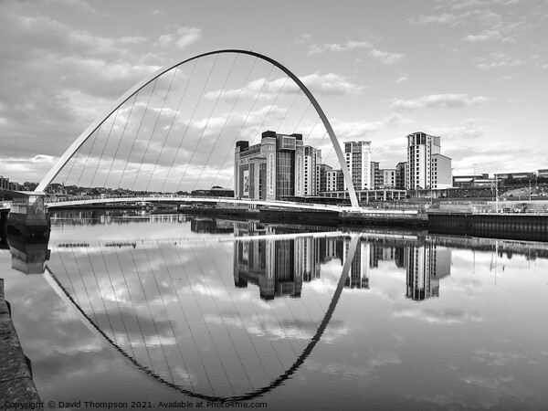 Quayside Newcastle  Picture Board by David Thompson