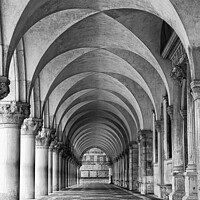 Buy canvas prints of Magnificent Arches of Doges Palace by David Thomas
