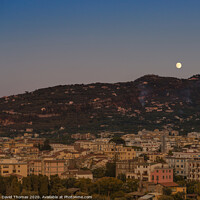 Buy canvas prints of Enchanting Sorrento Sunset by David Thomas