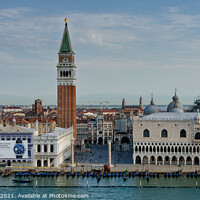 Buy canvas prints of Majestic St Marks Square of Venice by David Thomas