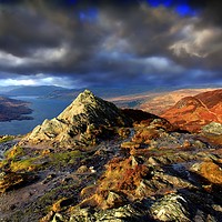 Buy canvas prints of Ben A'an summit, The Trossachs by Philip Hawkins