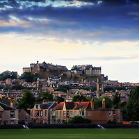 Buy canvas prints of Edinburgh Castle and New Town rooftops by Philip Hawkins