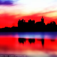 Buy canvas prints of Linlithgow Palace silhouette by Philip Hawkins
