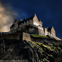 Buy canvas prints of Sunshine on Edinburgh Castle by Philip Hawkins