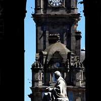 Buy canvas prints of Sir Walter Scott statue, Edinburgh by Philip Hawkins