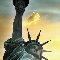 Buy canvas prints of Statue of Liberty, New York by Philip Hawkins