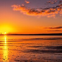 Buy canvas prints of Portobello beach sunrise by Philip Hawkins