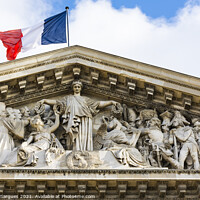 Buy canvas prints of The Republic and the historic French people by Vicente Sargues