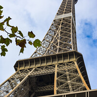 Buy canvas prints of At the foot of the Eiffel tower by Vicente Sargues
