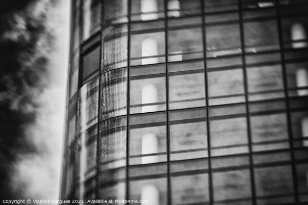 Windows in a business building Picture Board by Vicente Sargues