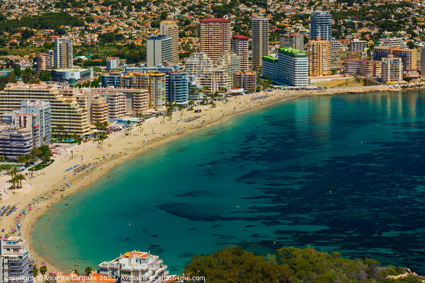 Apartments in the beach of Calpe Picture Board by Vicente Sargues