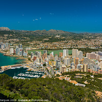 Buy canvas prints of Apartments and hotels in Calpe by Vicente Sargues