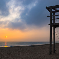 Buy canvas prints of The sun and the watchtower by Vicente Sargues