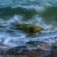 Buy canvas prints of Wave on rocks by Vicente Sargues