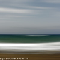 Buy canvas prints of Abstract waves and sand by Vicente Sargues