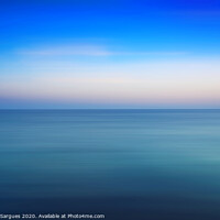 Buy canvas prints of Blue sea at sundown by Vicente Sargues