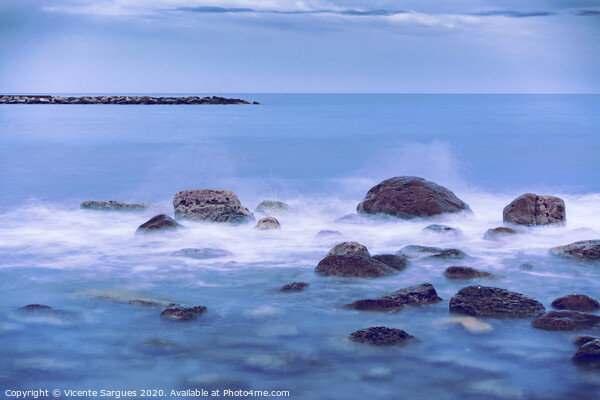 Rocks and sea 2 Picture Board by Vicente Sargues