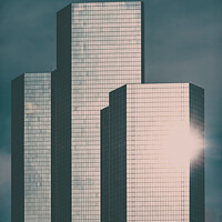 Buy canvas prints of Glass Building Family in La Defense by Vicente Sargues