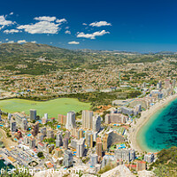 Buy canvas prints of Calpe and beaches view by Vicente Sargues