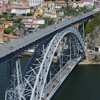Buy canvas prints of Luiz I bridge and Porto by Vicente Sargues