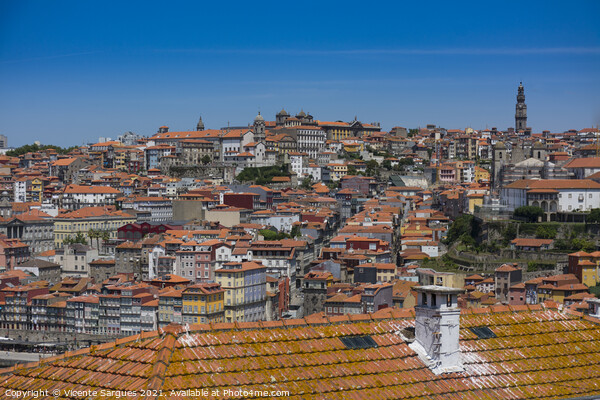 Roofs and Porto Picture Board by Vicente Sargues