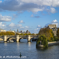 Buy canvas prints of Island in the Seine river by Vicente Sargues