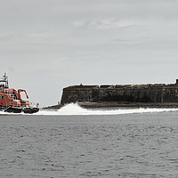 Buy canvas prints of Lifeboat at  Chanonry Point  by mary spiteri