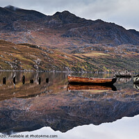 Buy canvas prints of Wish you were here, Loch Maree by mary spiteri