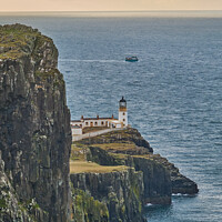 Buy canvas prints of Neist Point Lighthouse Scotland by mary spiteri