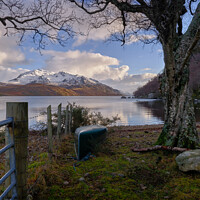 Buy canvas prints of Escape to  Loch Maree in the  Highlands  by mary spiteri