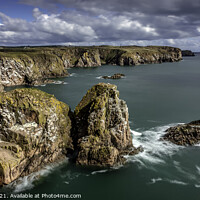 Buy canvas prints of Granite cliffs Bullers of Buchan by Don Nealon