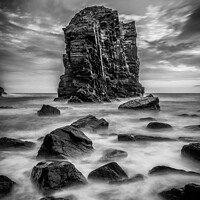 Buy canvas prints of Majestic Hummel Craig Sea Stack by Don Nealon